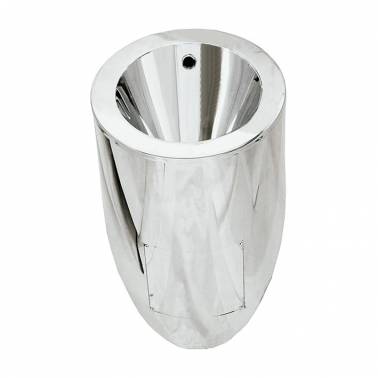 Urinal für eingebaute Spülsysteme aus Edelstahl, Marke Nofer