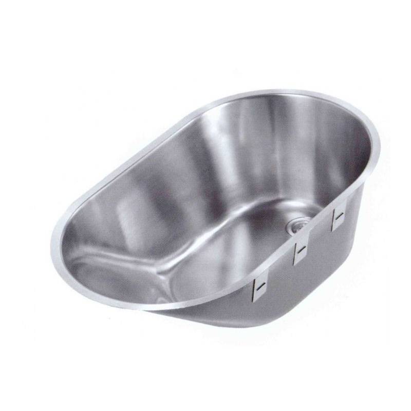 Baignoire pour enfants en acier inoxydable satiné, marque Nofer