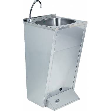 Lavabo monocomando marca Nofer con miscelatore antiritorno