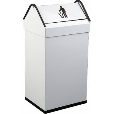 Poubelle basculante en acier peint de 40 litres de marque Nofer