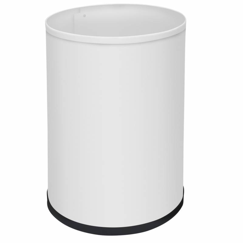 Painted steel waste bin with 12 litre capacity, Nofer brand. Reference 14082.2