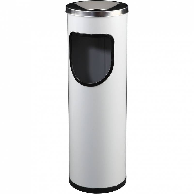 Cestino per rifiuti con posacenere, capacità 15 litri, marca Nofer. Riferimento 14122.2