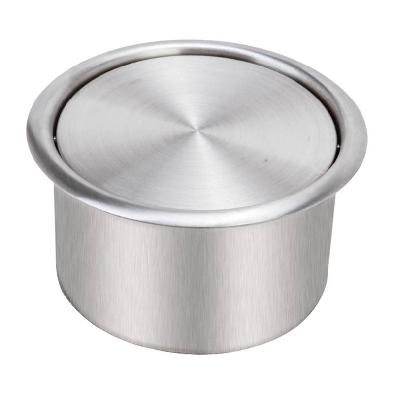 Zierring mit Abdeckung für Abfalleimerloch in der Arbeitsplatte, Marke Nofer