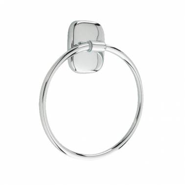 Toalheiro tipo argola em Zamac, série Cies, marca Nofer