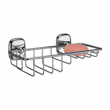 Jabonera de rejilla para baño serie Cies marca Nofer