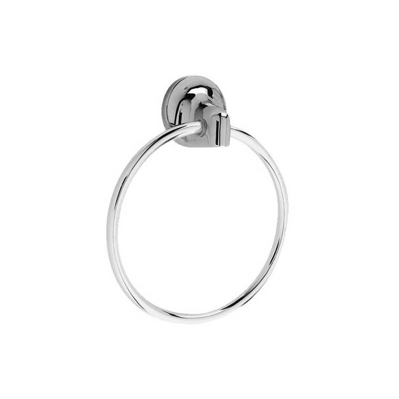 Toalheiro de banheiro tipo anel modelo Hotel marca Nofer com acabamento brilhante
