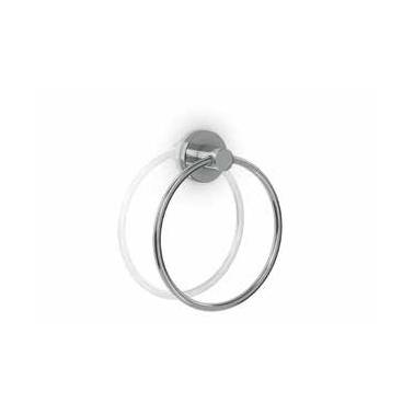 Toallero anilla fabricado en zinc acabado brillante marca Genwec