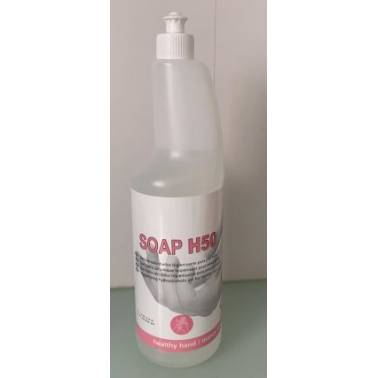 Antiseptic hydroalcoholic gel for hand disinfection, 1 liter bottle