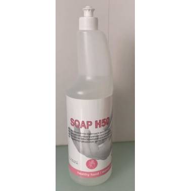 Antiseptisches hydroalkoholisches Gel zur Händedesinfektion, 1 Liter Flasche