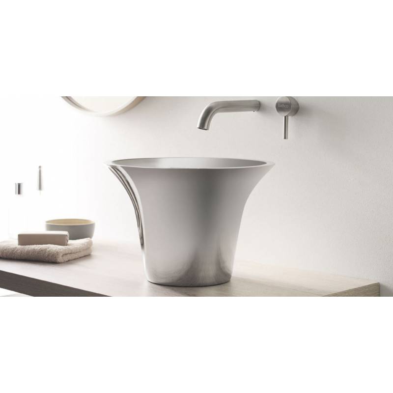 Lavabo de acero sobre encimera modelo Sotres Bathco