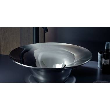 Bulnes Bathco steel countertop washbasin