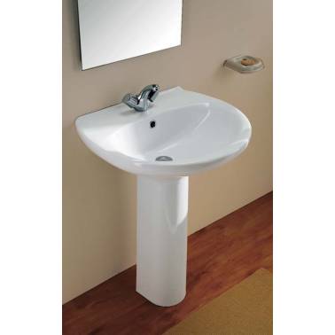 Pedestal blanco modelo benissa marca Unisan ambiente