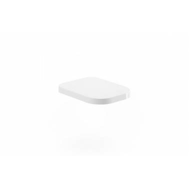 Asiento y tapa para inodoro duroplast (clipoff) en color blanco modelo Look UNISAN cerrada