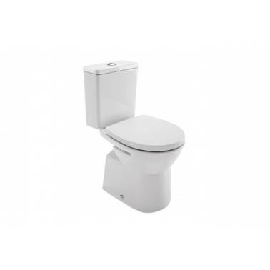 Complete toilet set 60 with seat and lid duroplast white easy Unisan