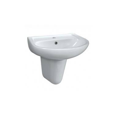Lavabo da 60 cm con kit di fissaggio modello Cetus sospeso marca Unisan