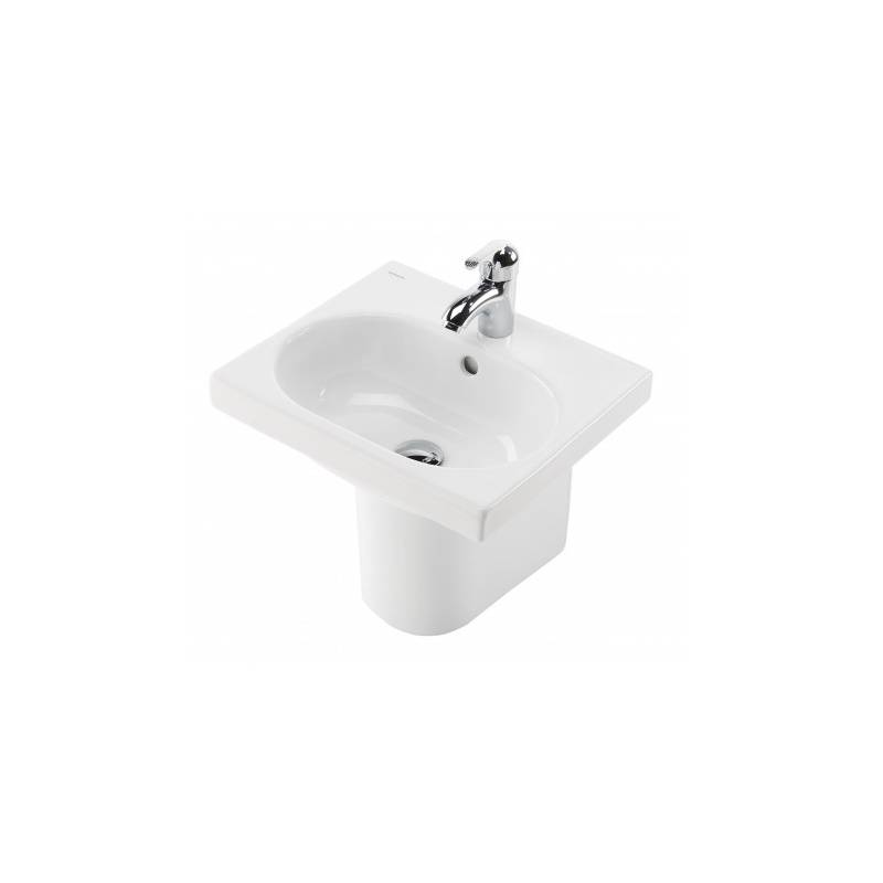 Semi pedestal para lavabo suspendido infantil blanco modelo WCkids marca Unisan