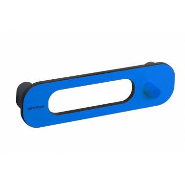 36 cm children's towel rack with yellow or blue hanger, WCkids model, Unisan brand