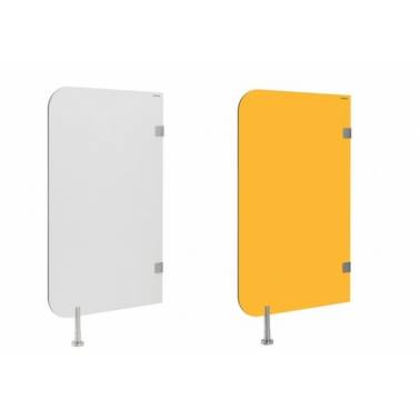 Children's urinal divider 100x60 in white, yellow or blue WCkids Unisan