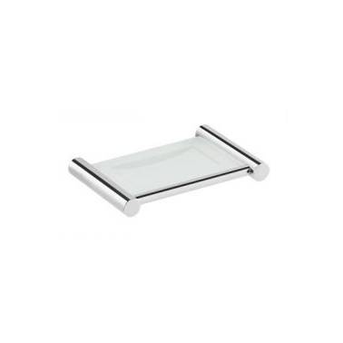 Bathroom soap dish made of brass, Alfa model Unisan brand