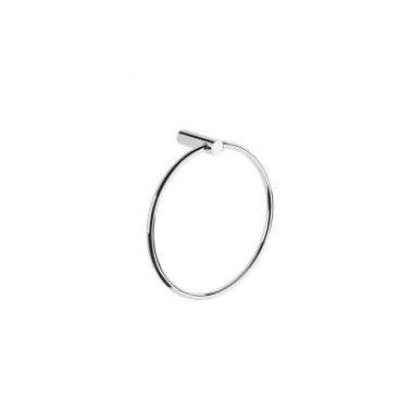 Porte-serviettes avec anneau pour salle de bain en laiton, modèle Alfa, marque Unisan