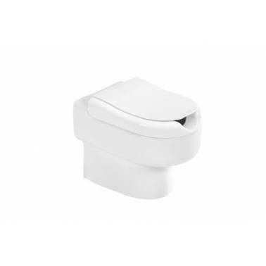 Sanitário especial para deficientes com PMR, cisterna alta/embutida, s/dual New Wccare, marca Unisan