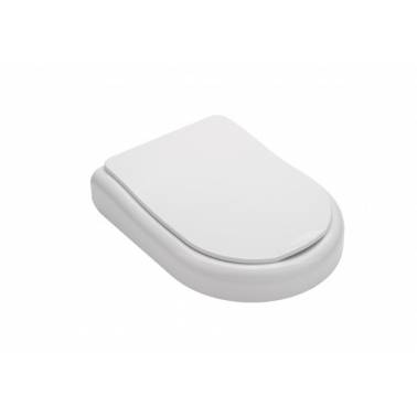 Sitz mit Deckel und Stoßdämpfer für Spezialtoilette für behinderte PMR-Modell New Wccare Marke Unisan