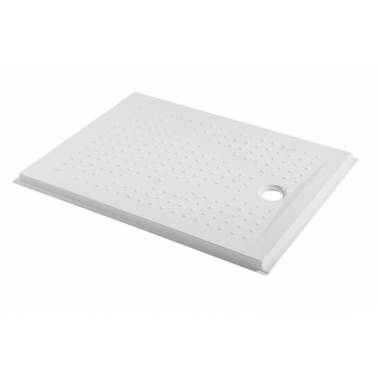 Piatto doccia in acrilico 120x90, speciale per disabili PMR, modello New Wccare Unisan