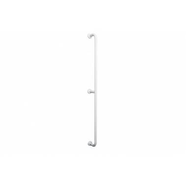 160 wall-to-wall vertical support handle made of white lacquered steel, Wccare model Unisan brand