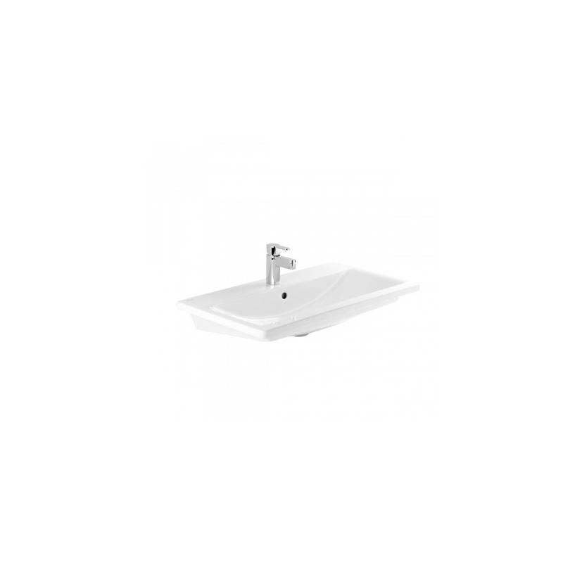 83cm built-in sink in white or pergamon Look UNISAN model. Reference 134360004U