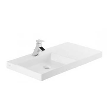 80 cm visible washbasin with hole, Unisan brand. Reference 109410004U