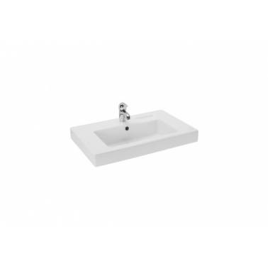 Lavabo semi-encastré, blanc ou pergamon, modèle Linha. Référence 108890004U