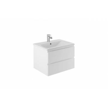 Mueble de baño con dos cajones de 63x46 cm modelo Look en color blanco o ceniza marca Unisan. Referencia 63420