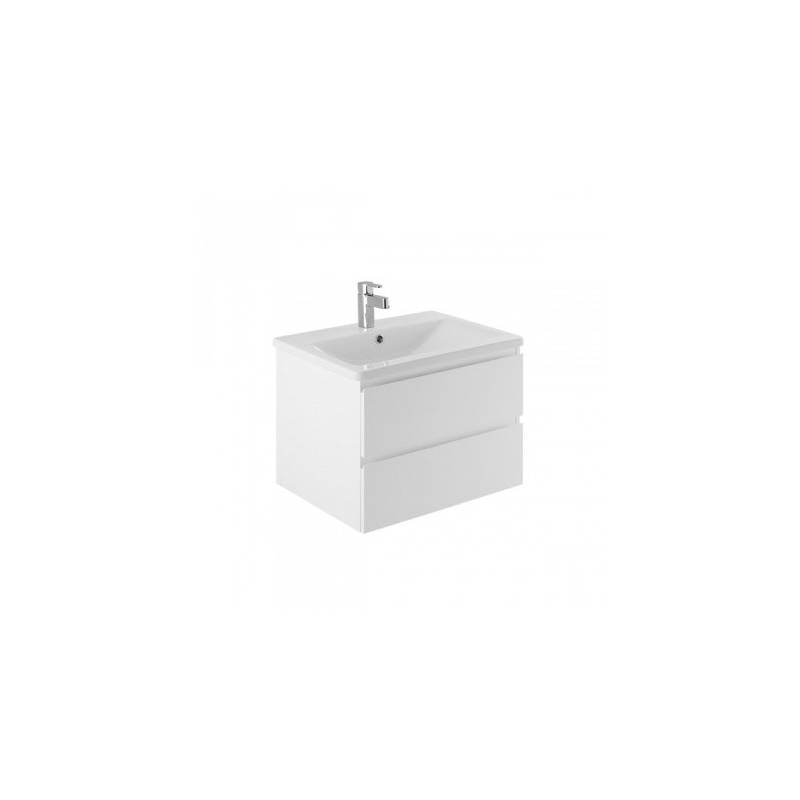 Mueble de baño con dos cajones de 63x46 cm modelo Look en color blanco o ceniza marca Unisan. Referencia 63420
