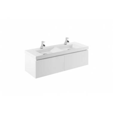 Mueble de baño de 120 en color blanco modelo Vista marca Unisan