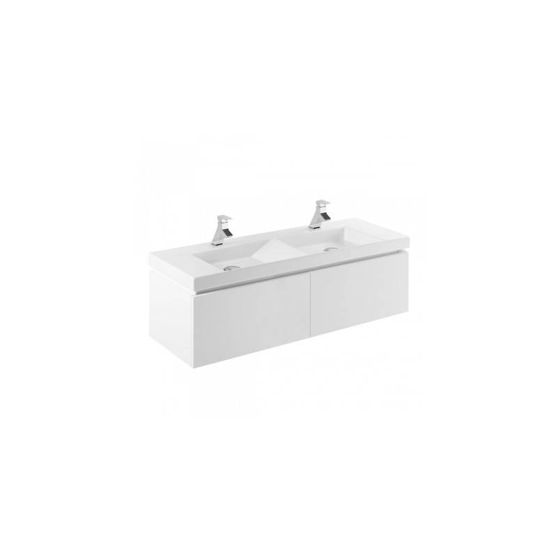 Mueble de baño de 120 en color blanco modelo Vista marca Unisan