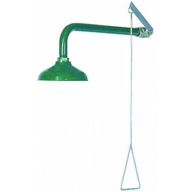 Wall-mounted emergency shower with Bocchi polypropylene spray head