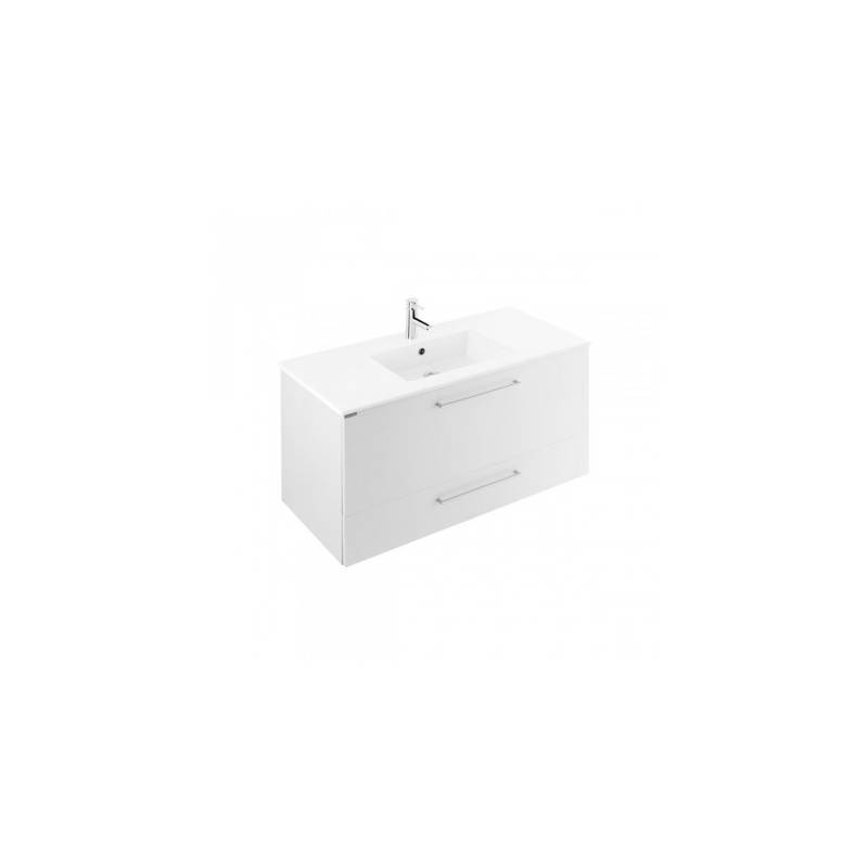 Pack de lavabo más mueble de 100 en color blanco, cuzco o negro modelo Área marca Unisan. Referencia 695421