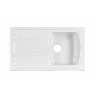 Single bowl sink with drainer model Lusitano brand Unisan