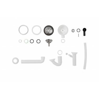 Ventil Modell Alba oder Lusitano für eine Einzelspüle, Marke Unisan