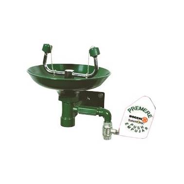 Bocchi wall-mounted emergency eyewash with polypropylene collector