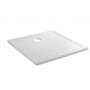 Extraflache, rutschfeste Duschwanne in Weiß, Grau oder Schwarz in verschiedenen Größen, Modell Stepin Unisan