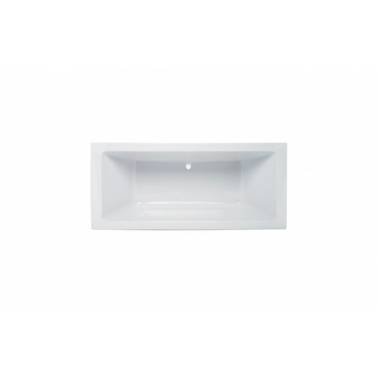 170x75 mm bathtub in white color, Plan model, Unisan brand