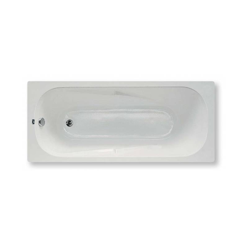 Bañera de 160x70 mm en color blanco modelo Eva marca Unisan