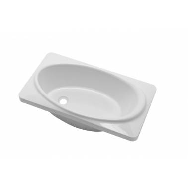 Rechteckige Kinderbadewanne mit den Maßen 80 x 45 mm, Modell Babybath, Marke Unisan . Referenz: 8066000000U