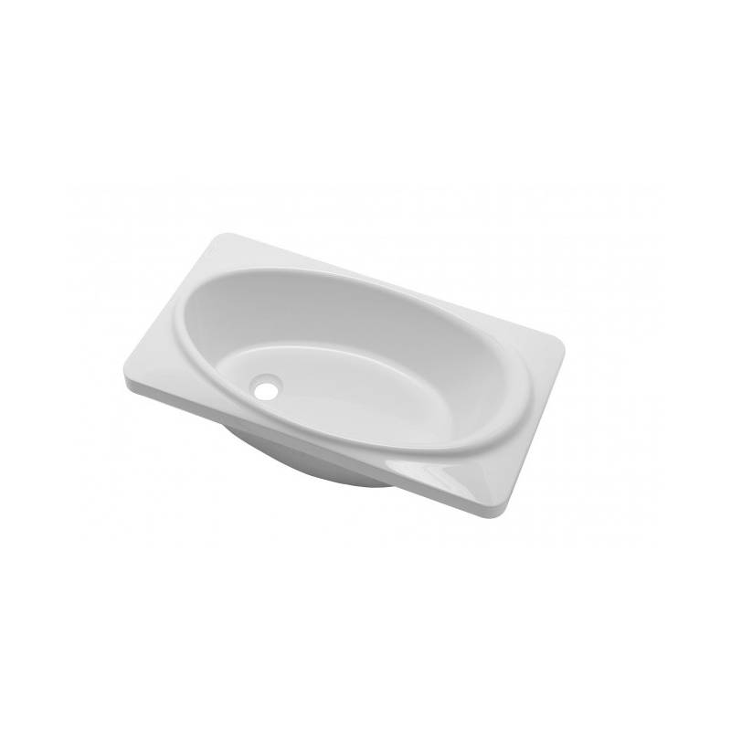 Banheira infantil retangular de 80x45 mm, modelo Babybath, marca Unisan . Referência 8066000000U