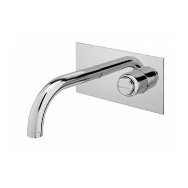 Rubinetto temporizzato da incasso a parete per lavabo, modello TUBE, marca Unisan