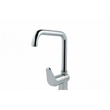 Grifo monomando mezclador de cocina para fregadero con caño orientable modelo MIXA marca Unisan