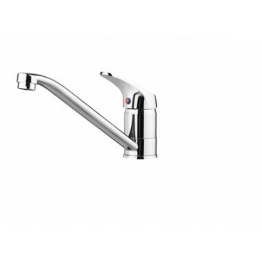 Single-lever kitchen mixer tap with swivel spout, Cetus Basic model, Unisan brand