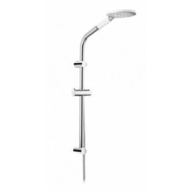 Kit barra de duche com chuveiro de mão e prateleira modelo Pro-Jet marca Unisan