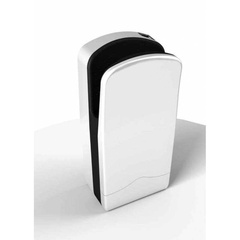 Secador de manos V7 con sistema de secado de 300 agujeros Veltia. Referencia V7 Blanco V300